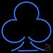 The Sign Store N105-14694 Poker Icon Neon Sign44; 24 x 3 x 24 in.