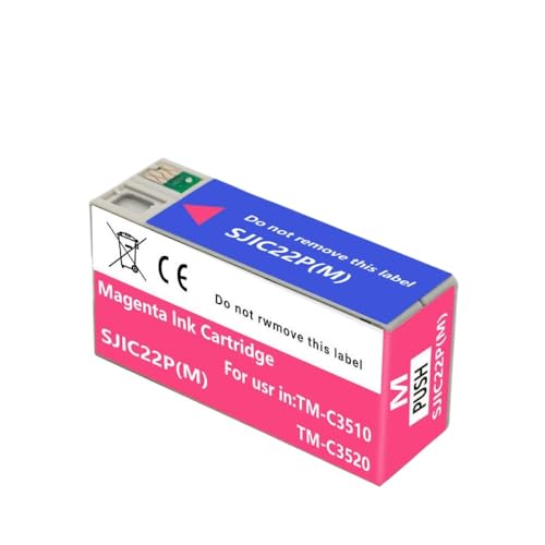 Cartouche encre pigmentée SJIC22P évite les étiquettes effacées