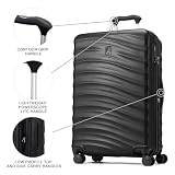 Travelpro Maxlite Air V2 Hardside Expandable Checked Luggage, 8 Spinner Wheels, Lightweight Hard Shell Suitcase, TSA lock, Black, Checked Medium 25-Inch