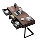 Facile à assemble- besoin pour assembler. Suivez le mode d'emploi et des outils pour assembler ce bureau à la maison avec très peu d'effort. Le bureau d'ordinateur petit espace de 47 pouces avec des tiroirs est un choix idéal pour les maisons, les bureaux, postes de travail, salles d'étude, salles de loisirs, etc.