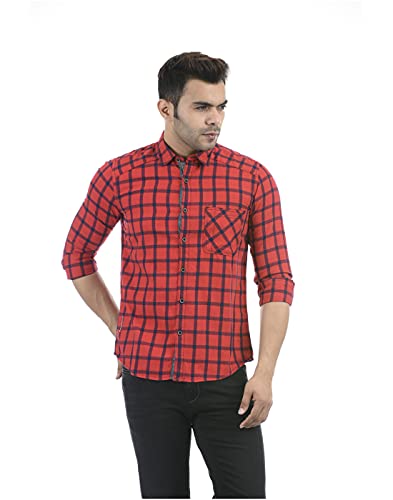 Image of Pepe Jeans Men's Regular Fit Full Sleeve Checkered Cotton Casual Shirt | Check Shirt for Man | Smart & Stylish | Multiple Styles | Mens Casual Shirts