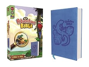 Book cover NKJV, Adventure Bible, Leathersoft, Blue, Full Color