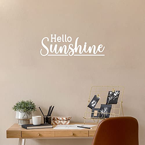 Vinilo Decorativo de Pared - Hello Sunshine - 9" x 27"