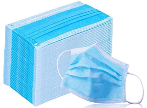 Disposable 3 Layer Face Mask with Comfortable Earloop and Embedded Nose Clip Design