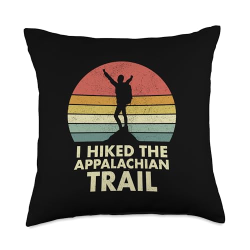 I Hiked the Appalachian Trail AT Thru-hiked Thru-hiker Throw Pillow