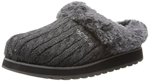 BOBS from Skechers Women's Keepsakes Delight Charcoal Slipper 9 W US
