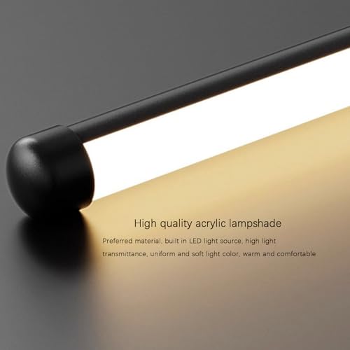 Apliques de pared con detector de movimiento interior LED USB 3000K 4000K 6000K negro 3