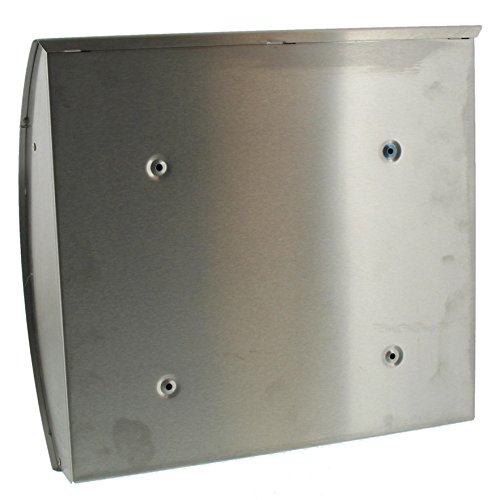 Burg-Wächter roestvrij stalen brievenbus met openingsstop, A4-inworp-formaat, EU-norm EN 13724, roestvrij staal, Modena… - Afbeelding 3