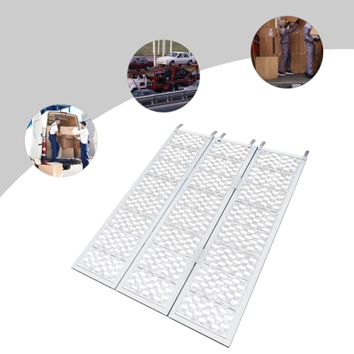 Rampas aluminio tri-fold 77"L x 54"W carga 1500 lbs miniatura 4