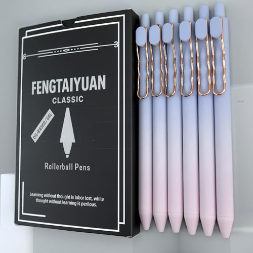 Fengtaiyuan Lan05 Bolígrafo Negro 0.5mm Gel Extra Fino