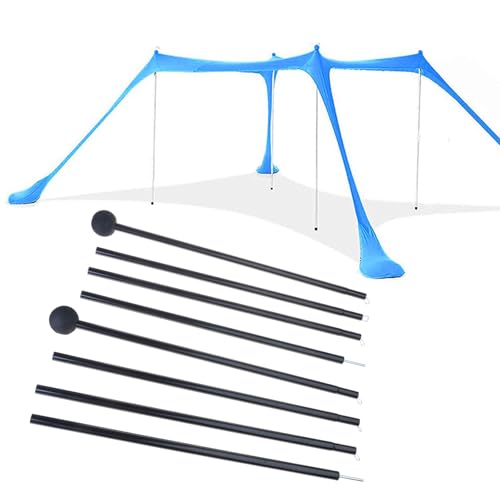 Barras de soporte para toldos exteriores plegables y tiendas de playa 4
