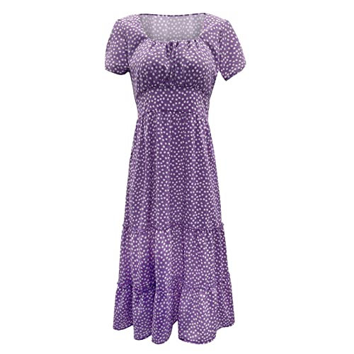 Robe d'été 2026 fleurie et fluide coupe midi décontractée chic