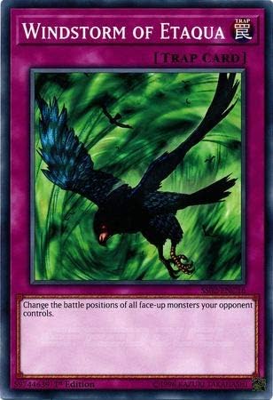 Miniatura 1 de Yu-Gi-Oh! - Tormenta de viento de Etaqua - SS02-ENC16 - Común - 1ª Edición - Mazos de Duelo de Velocidad - Duelistas del Mañana
