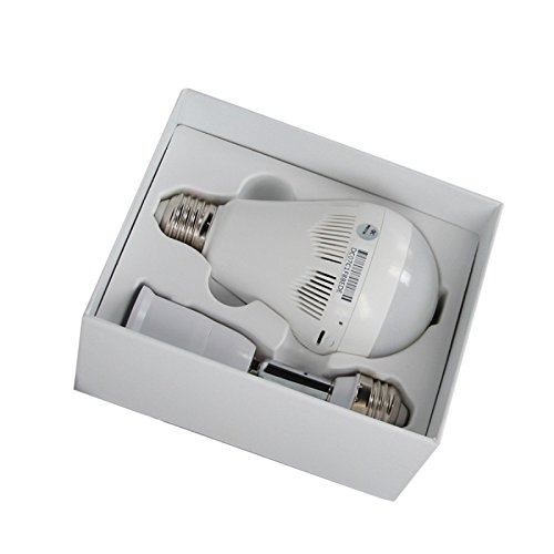 Camera Lampada 360º WiFi IP HD Espiã 360Eye S