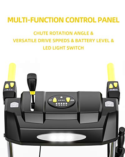 image for PowerSmart Snow Blower, 24-inch Cordless Snow Blower, 80V 6.0Ah Lithiu