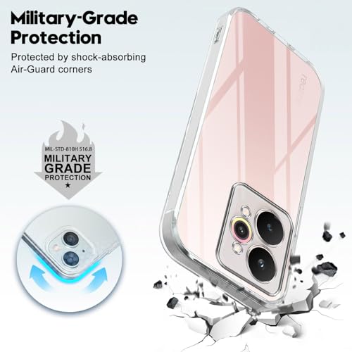 Image of Jkobi Silicone Back Cover Case for Realme 15 (Clear Shockproof Case with Camera Protection | Soft and Flexible | Transparent)