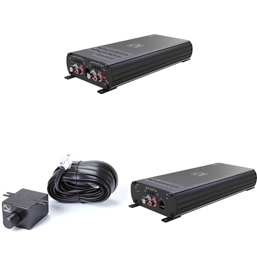 Wavtech link500.4mini - 500 Watt 4-Channel Amplifier, Wavtech link500.1mini - 500 Watt Mono Amplifier, and Wavtech linkRC - Remote Level Control (RLC) for linkDQ