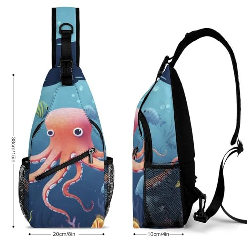 Mochila tipo sling para senderismo y uso casual miniatura 2