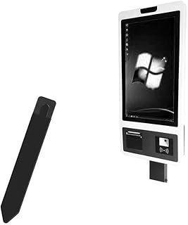 BoxWave Stylus Pouch Compatible with ASSUR Kiosk Terminal - Stylus PortaPouch, Stylus Holder Carrier Portable Self-Adhesive for ASSUR Kiosk Terminal - Jet Black