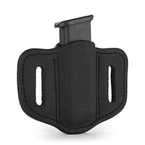 1791 GUNLEATHER Mag Pouch for Double Stack Magazines, OWB Magazine Holster for Belts