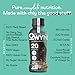 OWYN Only What You Need Vegan Plant-Based Protein Shake, Cold Brew Coffee, 12 Pack, with 20g Plant Protein, Omega-3, Prebiotic supplements, Superfoods Greens Blend, Gluten-Free, Soy-Free, Non-GMO