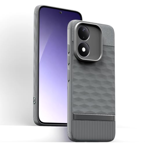 Image of Outlouders Back Cover for Redmi Note 17 5G | Full Camera Protection | TPU Soft Flexible Shockproof Bumper Case (Grey)