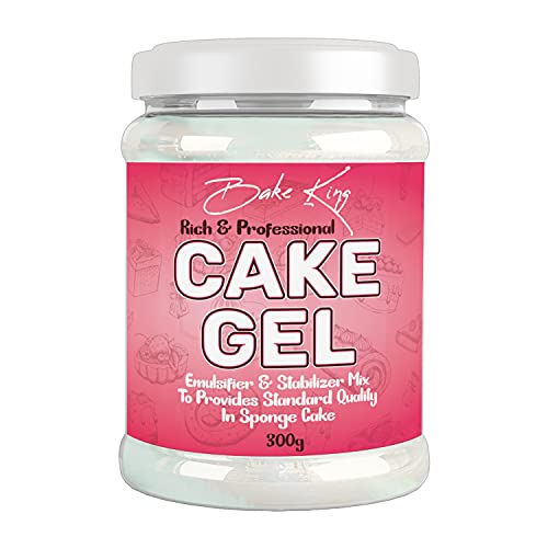 Image of BAKE KING Cake Gel 300gm, Cake Sponge Improver, Useful When Making Eggless Cakes, Emulsifier and Stabilizer Mix