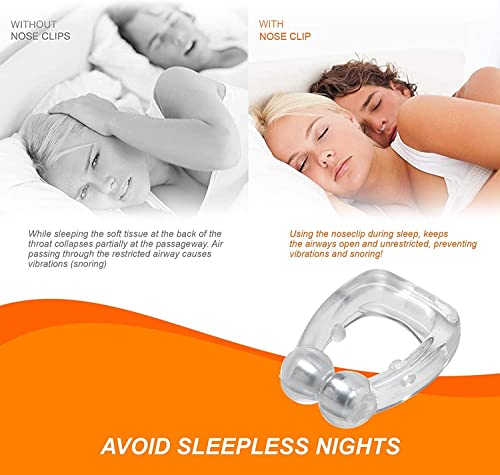 Hsthe Sea 12 Pack Magnetic Anti Snore Clip Reusable Snoring Device Effective Snoring Solution - Image 4