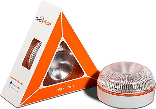 NK Help Flash - Luz de Emergencia Autónoma - Señal V16 de Preseñalización de...