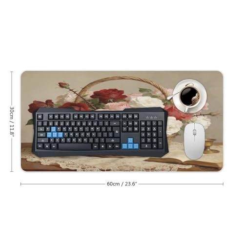 Fleurs De Mai Desk Pad impermeable grande 30x60 cm miniatura 2