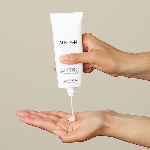 Miniatura 3 de ALPHA-H  Micro Super Scrub  Exfoliante facial y corporal con ácido glicólico con extracto de bambú