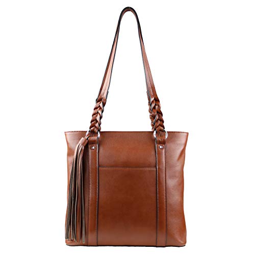 Bolso Tote Bella de Cuero con Cremalleras de Seguridad miniatura 1