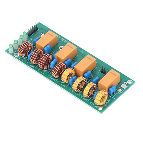 Adium Low Pass Filter, Non Burr Power Supply Filter 12V Finished Product 100W for Radio Amplifier