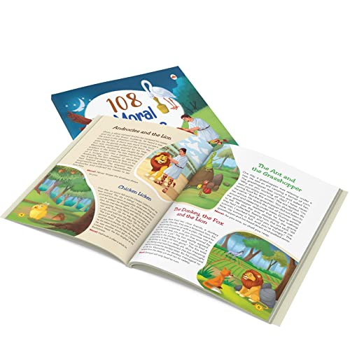 108 Moral Stories (Illustrated) - Story Book for Kids - English Short Stories - Bedtime Children Story Book - 3 Years to 10 Years Old Children - Read Aloud to Infants, Toddlers