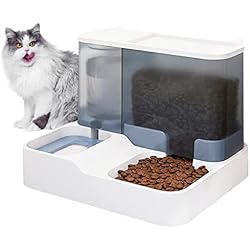 Dispensador De Comida Animal Planet Auflosung Dispensador Automático de Comida y Agua con 1 Dispensador de Agua y 1 Alimentador Automático para Mascotas Dispensadores de Pienso para Mascotas para Gatos y Perros
