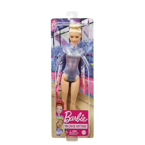 Muñeca Barbie Gimnasta Rítmica 30 cm con Accesorios miniatura 7