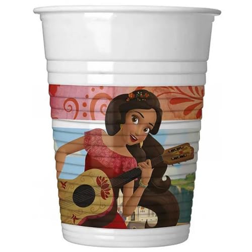 Elena de Ávalor-87467 Elena de Ávalor Vasos, Color rojo (Procos 6887467)