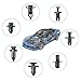 Uolor 795 Pcs Car Retainer Clips & Plastic Fasteners Kit Fender Rivet Clips, 16 Most Popular Sizes Auto Push Pin Rivets Kit for GM Ford Toyota Honda Chrysle