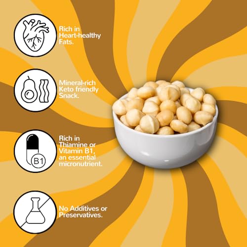 Image of Flyberry Gourmet Macadamia Nuts 100g | Imported From Australia| Boosts Immunity and Improves Stamina | Rich in Vitamins, Minerals, Fiber, Antioxidants and Healthy fats (Pack of 3)