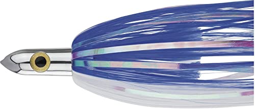 Iland Ilander Heavy Lure, 8.25-Inch, 4-Ounce, Chrome Head, Blue and White