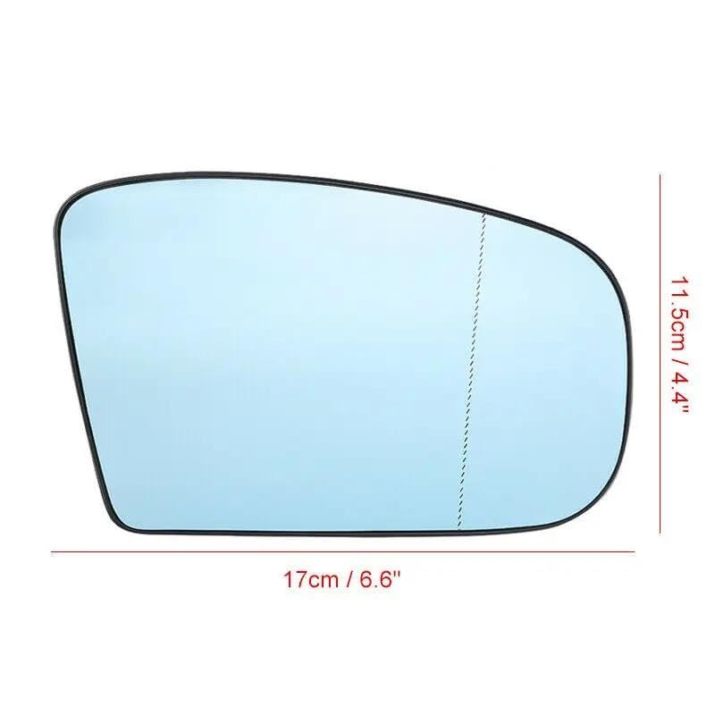 Specchio In Vetro + Supporto Sinistro Per Mercedes S-CLASS (W220