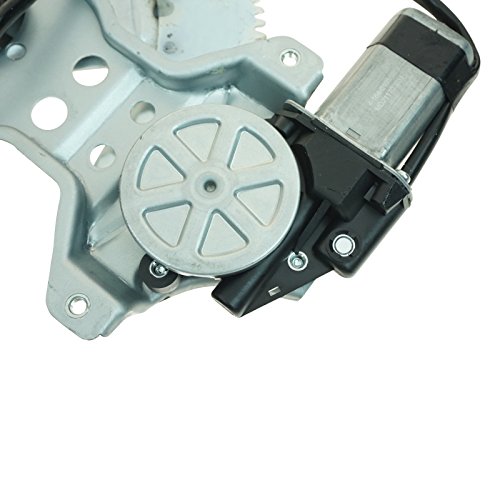 Image of TRQ Front Driver Side Power Window Motor and Regulator Assembly Power Compatible with 2000-03 Toyota Tundra 2004-06, Extended Cab 2004-06 Tundra Regular Cab
