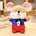 WHKJ Creative Party Souris en Peluche Jouet De Boxe Souris Ragdoll Poupée Enfant Creative Créatif Réconfortant Poupée Saint Valentin Cadeau d'anniversaire 25 cm
