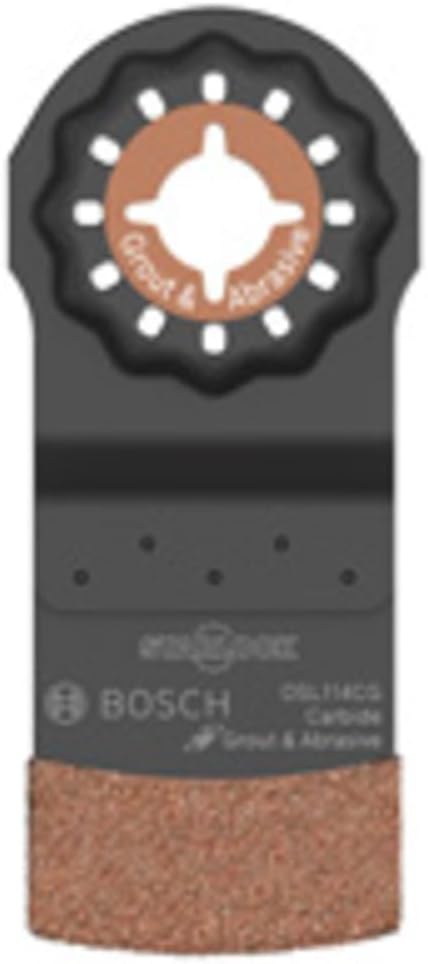 BOSCH OSL114CG Starlock Oscillating Multi Tool Carbide Grit Plunge Cut Blade, 1-1/4