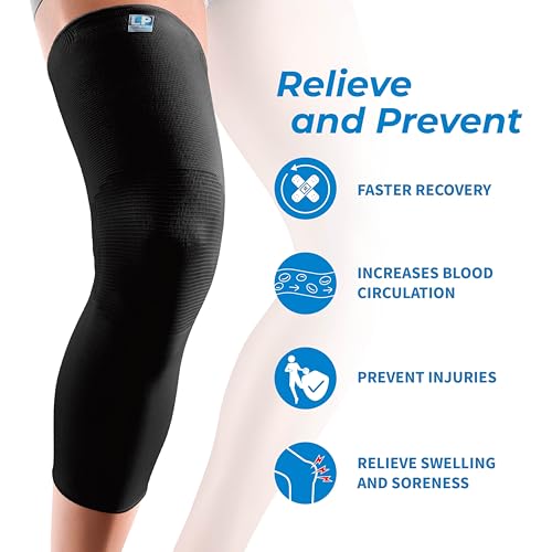 LP SUPPORT 667R1 LEG SLEEVE BLACK- M