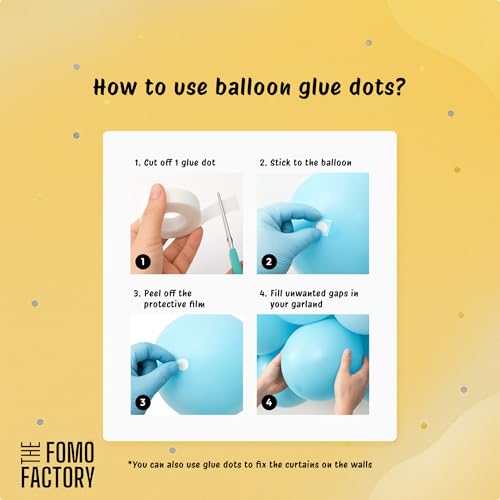 Image of The FOMO Factory Rose Gold Birthday Decoration Kit | Metallic Rose Gold Balloon Arch, Foil Curtains, HBD Banner | Complete 53Pcs Balloon Decoration Kit for Parties, Events, Birthdays, Wedding (Rose53)