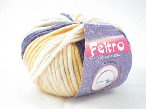 Lana Grossa Lana da feltro pastello, colori a