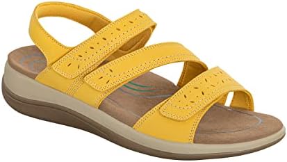 Orthofeet Arch Support Sandals for Women, Ideal for Heel and Foot Pain Relief. Therapeutic Design with Arch Support, Arch Booster, Cushioning Ergonomic Sole & Extended Widths – Naxos