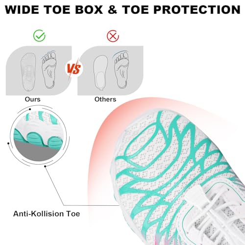 Image of Hike Barefoot Shoes for Women Men Non-Slip Breathable Walking Shoes Wide Toe Box Comfortable Athletic Footwear