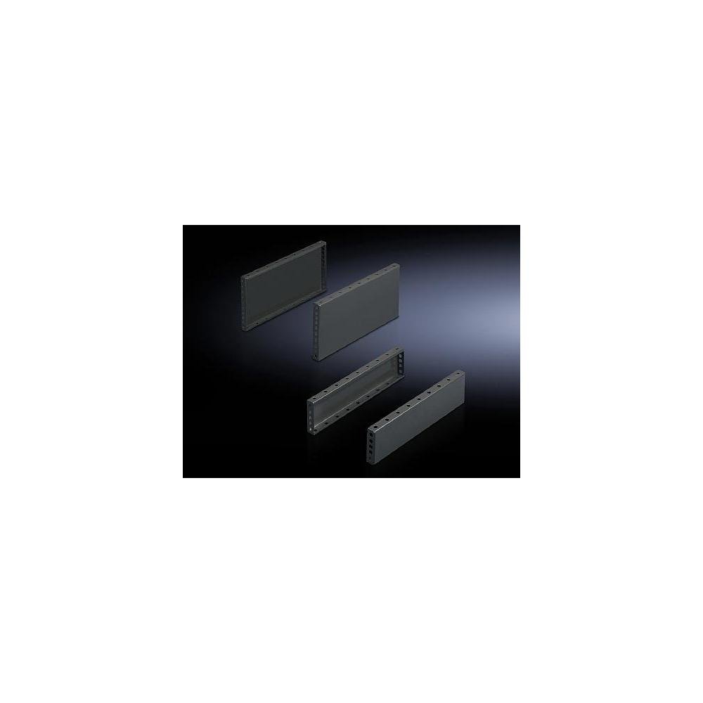 Rittal TS 8601.080 – Rack-Zubehör (schwarz, Stahl, 2 Stück (S), 100 mm)